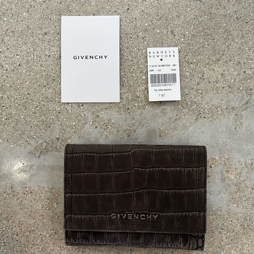NWT Dark Grey Givenchy Wallet